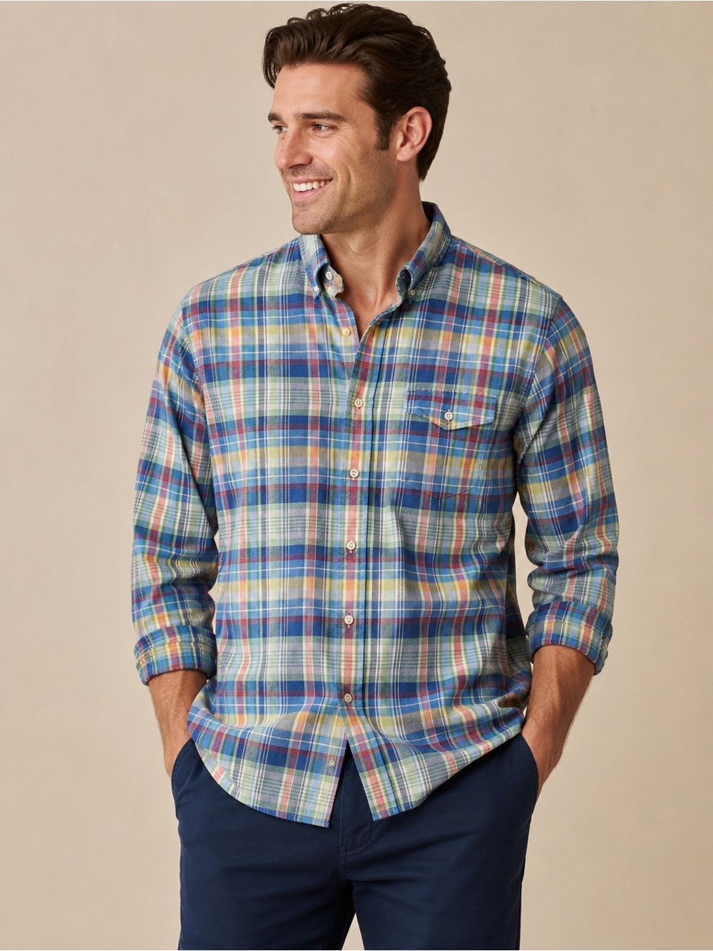 Ralph Lauren Multicolor Plaid Button-Down Shirt